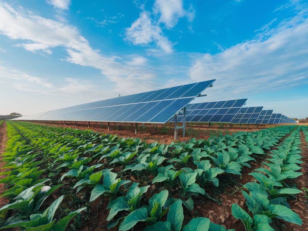 Agrivoltaïsme : allier production d'énergie solaire et agriculture durable